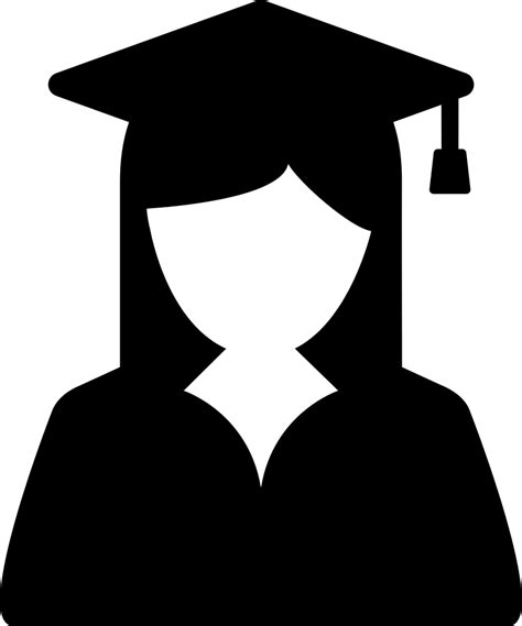 Female Graduate Student Svg Png Icon Free Download 38246