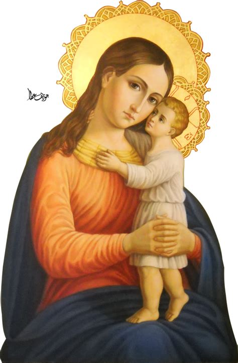 Free Download Blessed Virgin Mary And Baby Jesus Virgin Mary And