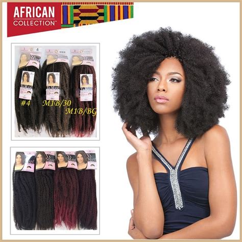 Wholesale 100pcslot Afro Kinky Marley Braid Hair Twist For Black Women Synthetic Kinky Curly