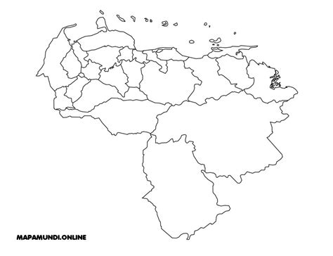Mapa De Venezuela Para Colorear Dibujo Images And Photos Finder