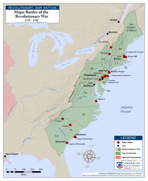 30 Map Of Battles Of The American Revolution Online Map Around The World