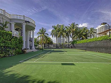 Includes golf, tennis, and award winning dining. Beautiful Miami Homes with Private Tennis Courts
