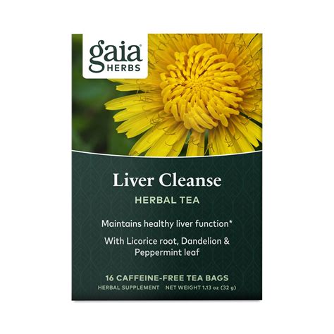 Gaia Herbs Liver Cleanse Tea Thrive Market