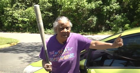 65 Year Old Grandma Scares Off 300 Pound Intruder With A Baseball Bat Madly Odd