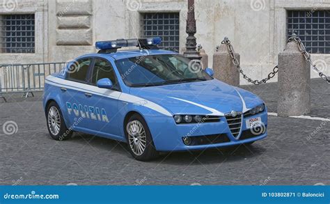 italian police car editorial photo image of safety 103802871