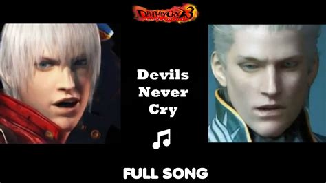 Dante And Vergil Sings Devils Never Cry Devil May Cry Full Song