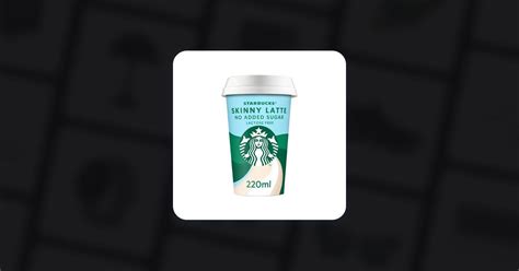 Starbucks Skinny Latte Lactose Free Flavoured Milk Iced • Price