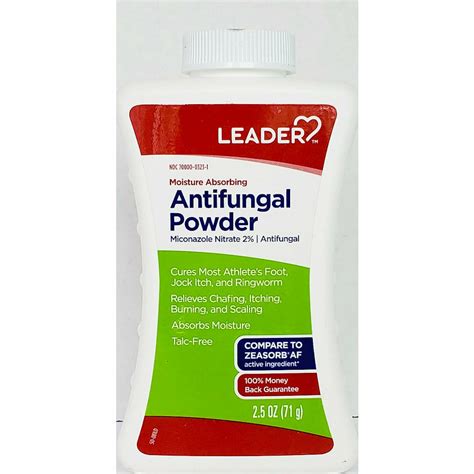 Antifungal Powder Miconazole Nitrate Talc Free Foot Care