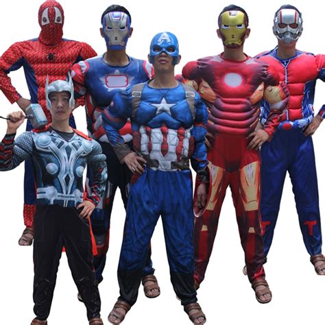 buy avengers endgame muscle cosplay superhero captain america batman