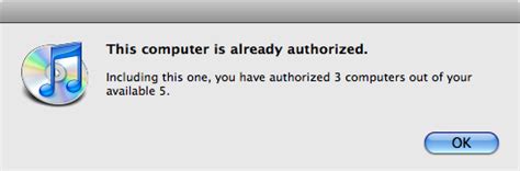 If you are using correct id and password, the only reason that would prevent you from authorization is that you have already. HOW TO: Authorize and DeAuthorize a Computer on iTunes