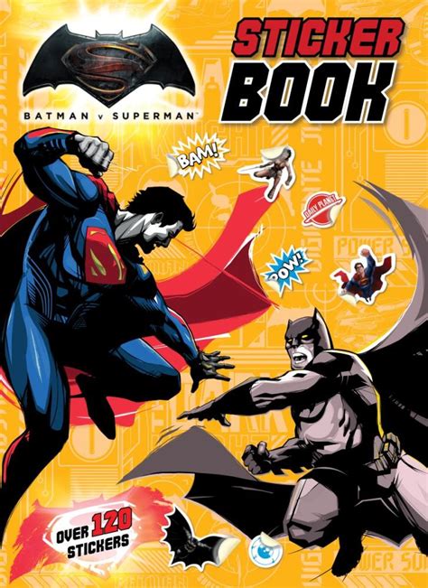 Batman Vs Superman Sticker Book Dc Comics Movie
