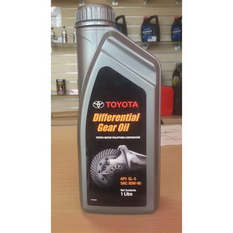 Genuine Toyota Differential Gear Oil Api Gl 5 Sae 85w 90 1l Hd Shopee