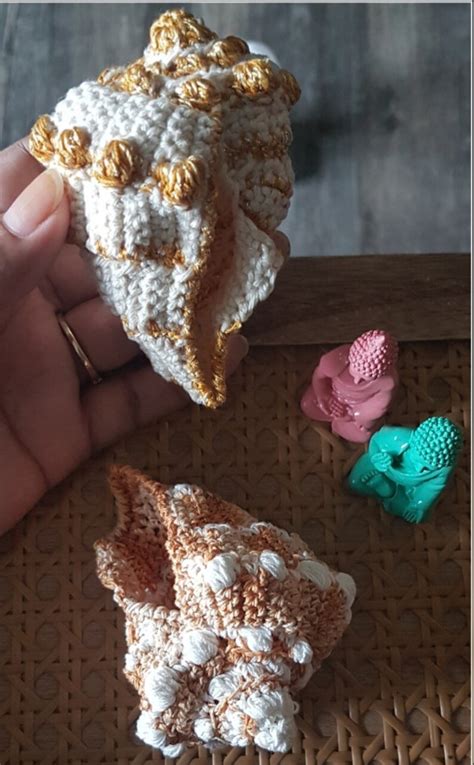 Crochet Conch Seashell Written Pattern Etsy