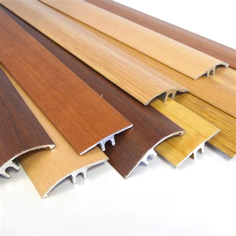 Parallel Frontier Natural Metal Laminate Wrapped Flooring Trims