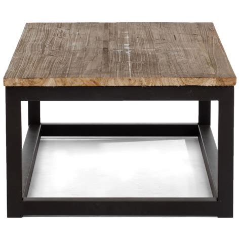 By compagnie des arts français, jacques adnet. Civic Center Long Coffee Table - Antique Metal, Planked ...