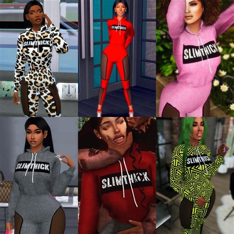 Afrosimtricsimmer Slim Thick Set So I Decided Playing Sims 4