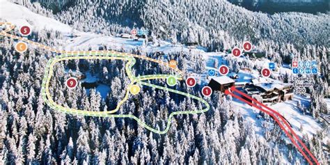 Snowshoeing Map At Grouse Mountain Vancouvers Best Places