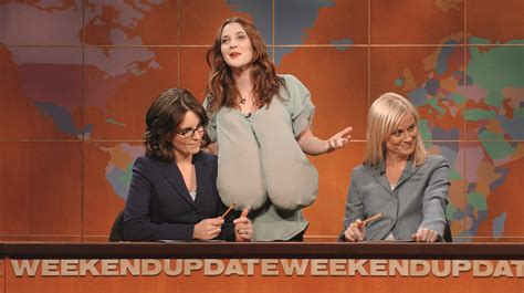 Drew Barrymore On Weekend Update Saturday Night Live See Rare Backstage Photos From 40 Year