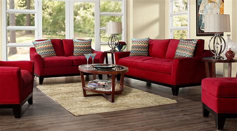 Ideas And Tips For Red Living Room Furniture With The Many Styles