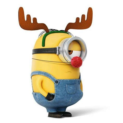 Rudolf Minions Funny Minions Minion Christmas
