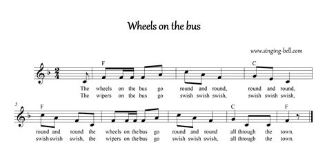 The wipers on the bus go swish, swish, swish; The Wheels on the Bus | Free Nursery Rhymes download