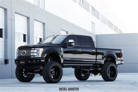 Black Ford F 250 On Color Matched American Force Wheels —
