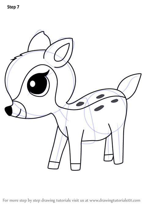 Then, you're in the right place! Learn How to Draw Kawaii Bambi (Kawaii Characters) Step by ...