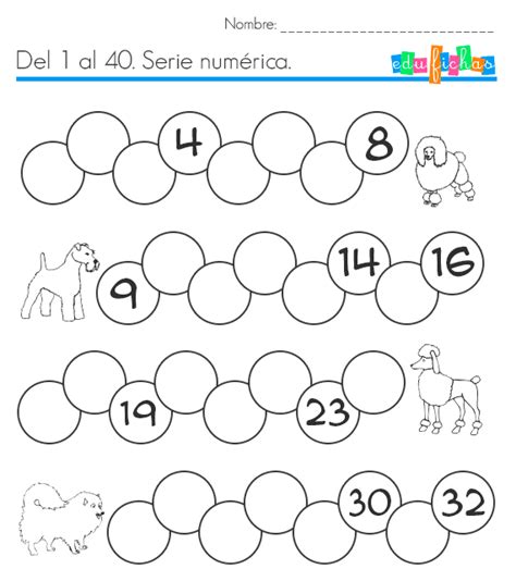 Dibujos Numeros Del 1 Al 30 Para Niños De Preescolar Hay Niños