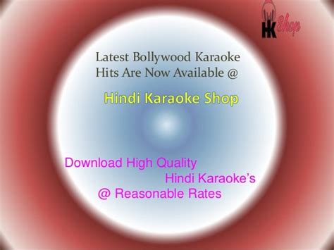 Latest Bollywood Karaoke Hits At Hindi Karaoke Shop