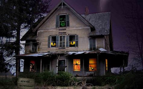 Awesome horror wallpaper for desktop, table, and mobile. Horror Ghost Houses wallpapers HQ image size : 1440x900