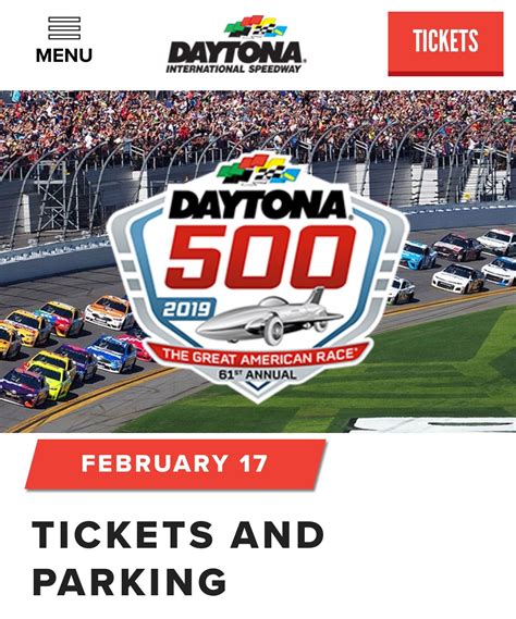 Daytona 500 Tickets Daytona 500 Daytona Racing