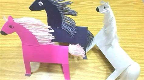 How To Make Paper Horse For Kidseasy Paper Horse Craft Ideadiy Horse