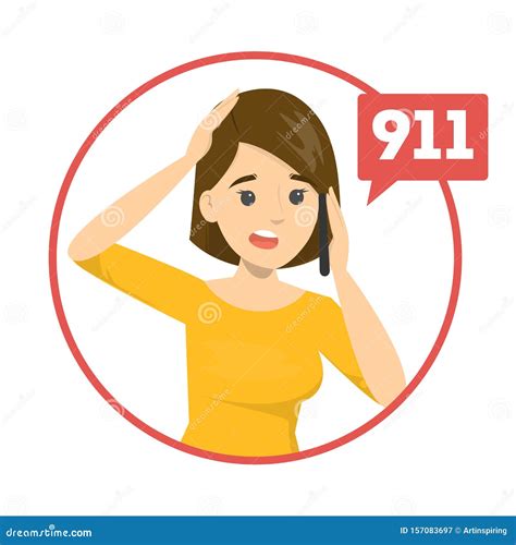 Mujer Llama Al 911 SituaciÃ³n De Emergencia Persona En Peligro