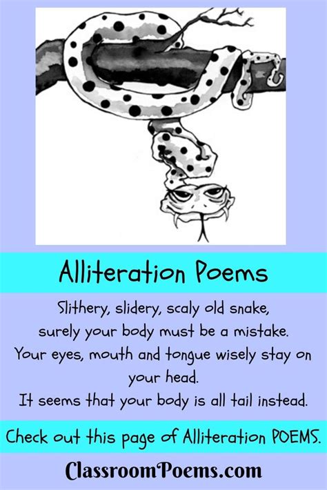 Alliteration Poems Alliteration Poems Alliteration Alliteration