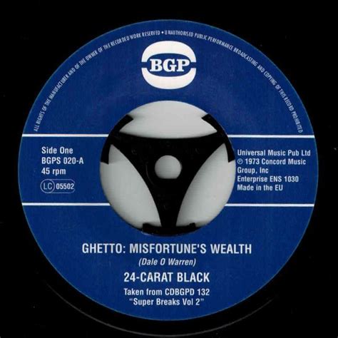the 24 carat black ghetto misfortune s wealth b w 24 carat black theme bgp 7