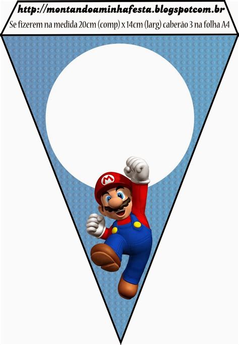 Free Super Mario Bros Party Printables Decoracion De Mario Bros