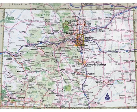 Maps Of Colorado Collection Of Maps Of Colorado State Usa Maps Of