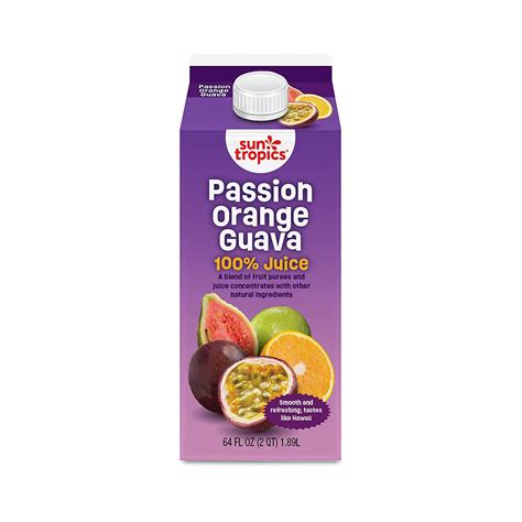 Sun Tropics Juice Passion Orange Guava 64 Oz Grocery
