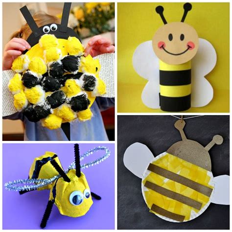 30 Buzzworthy Bee Crafts For Kids Bumblebee Activities Kids Art And Craft