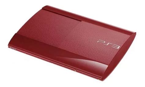 Sony Playstation 3 Super Slim 500gb Standard Color Garnet Red