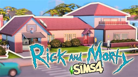 Rick And Mortys House The Sims 4 No Cc Speed Build Youtube