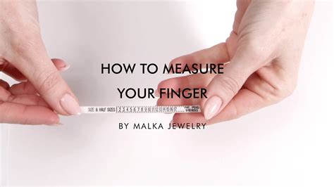 How To Measure Your Finger To Find The Perfect Ring Size Youtube
