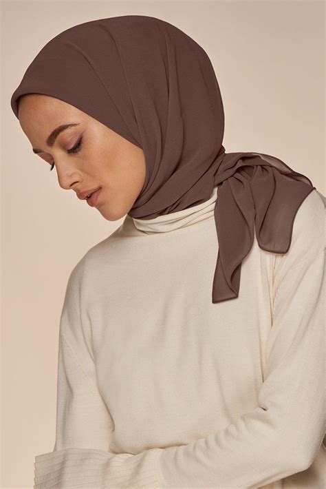 everyday chiffon hijab cocoa hijab hijab style tutorial fashion