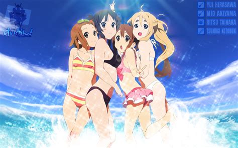 Hintergrundbilder Illustration Anime Mädchen Bikini K ON Computer