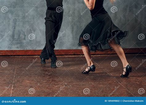 Young Boy And Girl Dancing Ballroom Dance Jive Stock Photo Image Of
