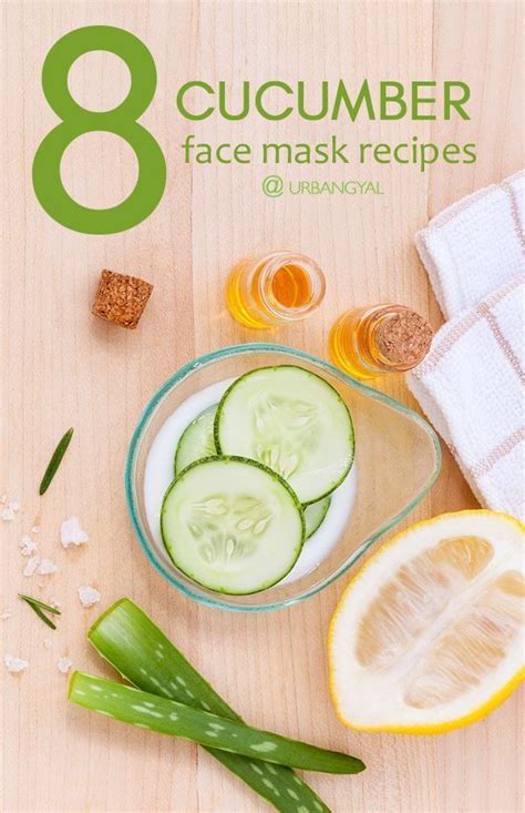 8 Refreshing Cucumber Face Mask Recipes For All Skin Types Cucumber