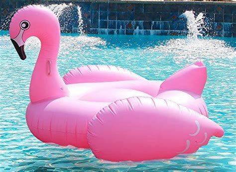 Pink Flamingo Pool Float And Tube Huge 80 Raft Inflatable Floatie For