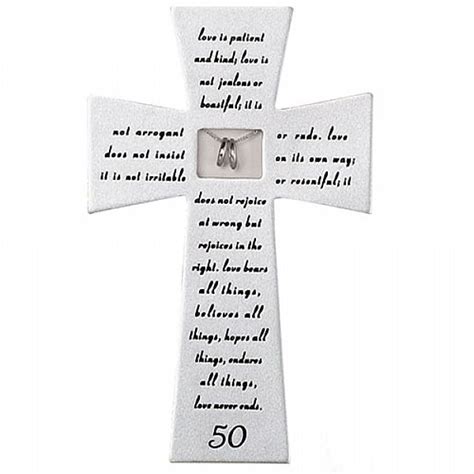 50th Anniversary Wedding Cross
