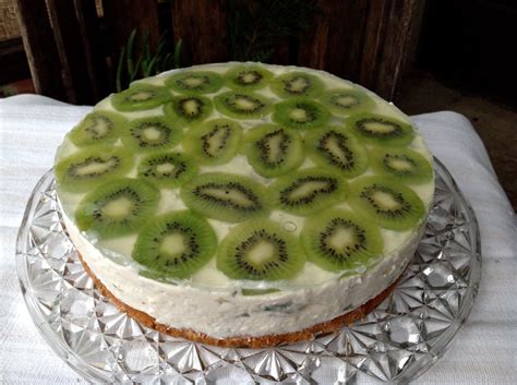 Torte Kiwi Pudding Baking Cake Desserts Quick Food Den Winter