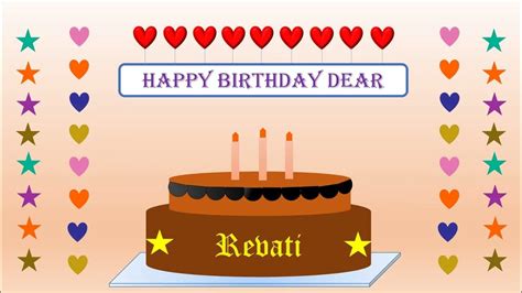 Happy Birthday Revati Youtube